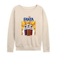 thumbnail image 1 of Fanta 70S Pop Style  - Ladies French Terry Long Sleeve Shirt, 1 of 4