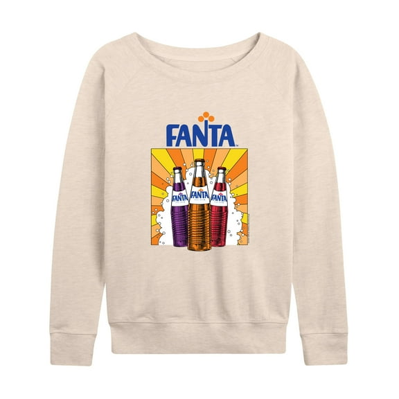 Fanta 70S Pop Style  - Ladies French Terry Long Sleeve Shirt