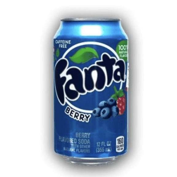 Fanta Berry Flavor, 355ml Cans (Pack of 12 Cans)