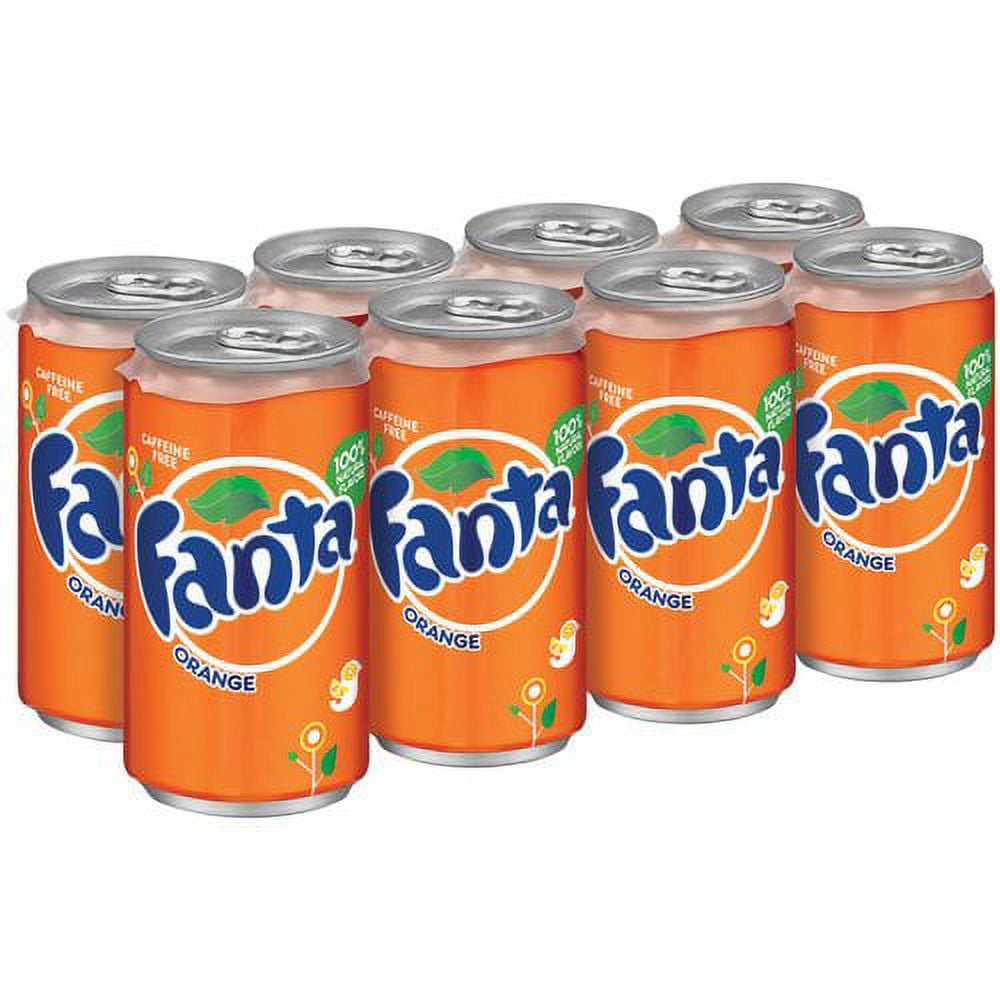 Fanta® Orange Caffeine Free Soda Cans, 6 pk / 7.5 fl oz - City Market