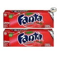 thumbnail image 1 of Fanta Fruit Flavored Soft Drink - Pineapple, Orange, Strawberry, and Grape Flavors - Bundled by Louisiana Pantry (Strawberry, 24 Pack), 1 of 7