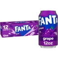 thumbnail image 1 of Fanta Grape Soda Pop Fridge Pack, 12 fl oz, 12 Pack Cans, 1 of 15
