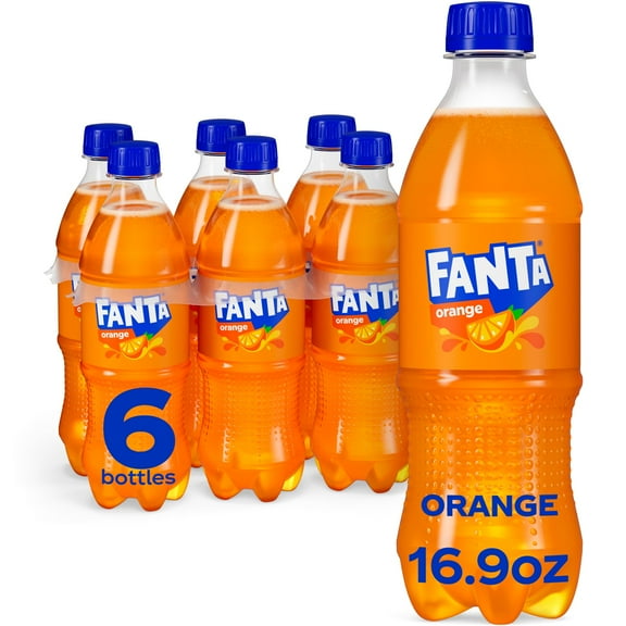 Fanta Orange, 16.9 Fl Oz, Pack MVS1of 6