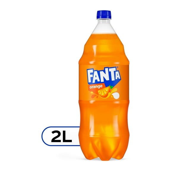 Fanta Orange Fruit Soda Pop, 2 Liter Bottle (Pack of 6)