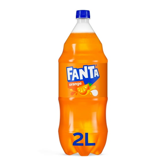 Fanta Orange Soda Pop, 2 Liter Bottle