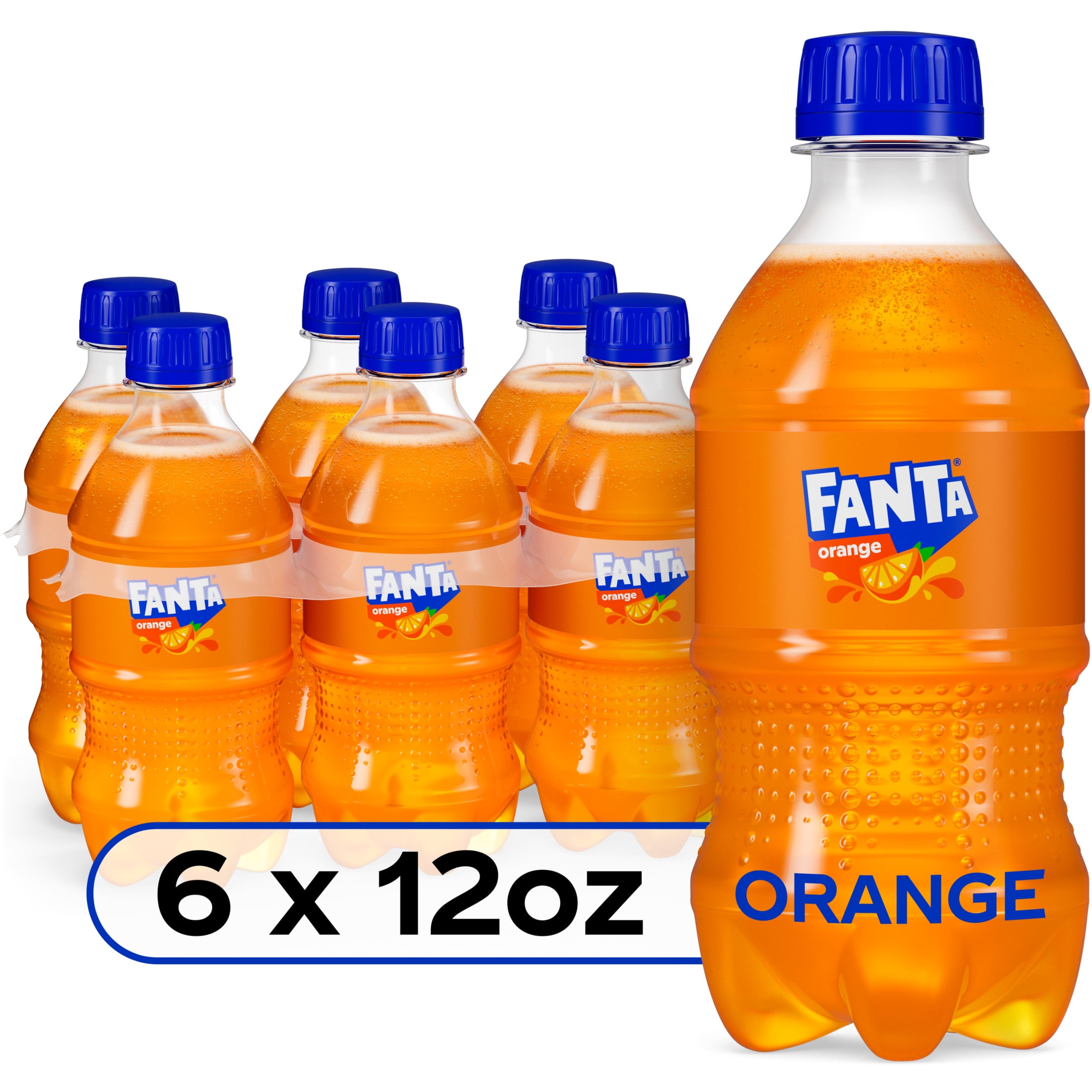 Fanta Orange Soda Pop, 12 fl oz, 6 Pack Bottles