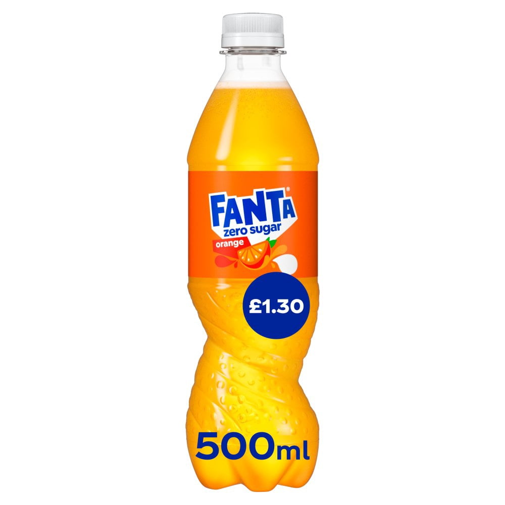 Fanta Orange Zero 500ml (pack of 12)
