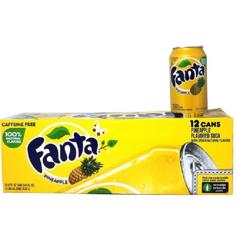 Fanta Us Pineapple - 12X355Ml - Walmart.com