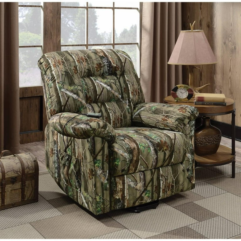 Recliner chair camo top
