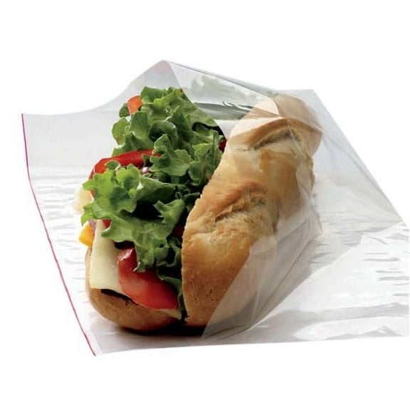 Fantapak Lip and Tape Polypropylene Sandwich Bag Clear, 7" Length x 7" Depth | 1000/Case