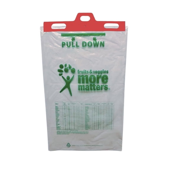 Fantapak More Matters LDPE Header Bag Clear, 11" Length x 17" Depth | 2000/Case