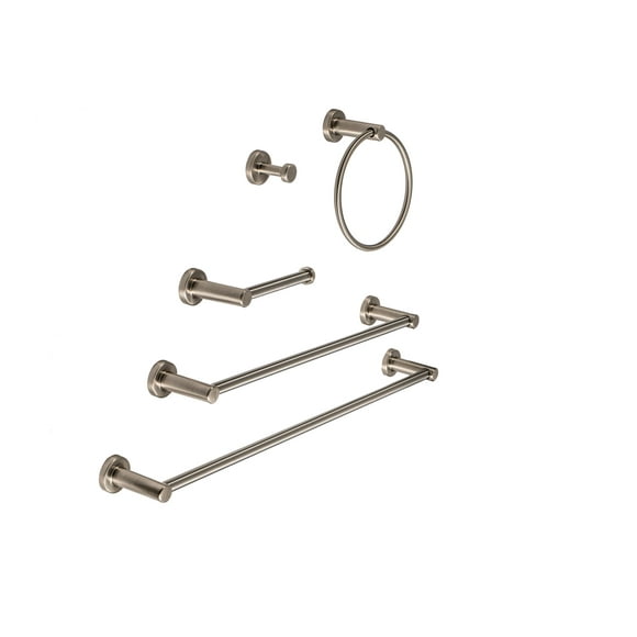 Brushed Nickel Towel Bar Sets