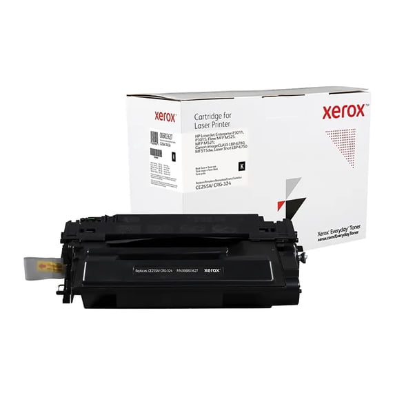 FantasTech Compatible with HP CE255A/CRG-324 Toner- Black, with Free Delivery