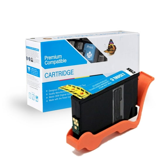 FantasTech Compatible with Lexmark Inkjet S315, S415, S515, Pro715, Pro915, Cyan, 2-Pack, with Free Delivery