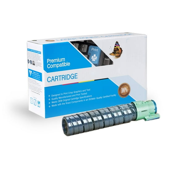 FantasTech Compatible with Ricoh Toner 841281 Cyan, 2-Pack, with Free Delivery
