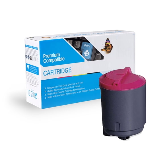 FantasTech Compatible with Samsung CLP-300, CLX-2160, 3160, CLP-C300A Magenta Toner, 2-Pack, with Free Delivery
