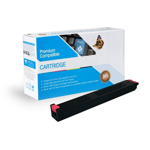 FantasTech Compatible with Sharp Toner MX-27NTMA, Magenta, with Free Delivery