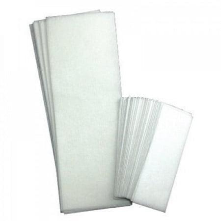 Fantasea Non-Woven Facial & Body Wax Strips. 100 Strips - 50 Small, 50 Large (Pack of 2)