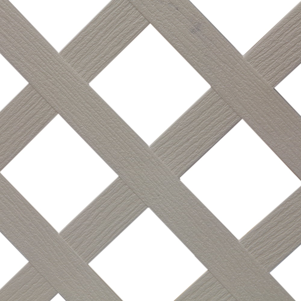 Fanta-Sea Pools White Plastic Lattice Fence (48 In.) for Vinyl Patio ...