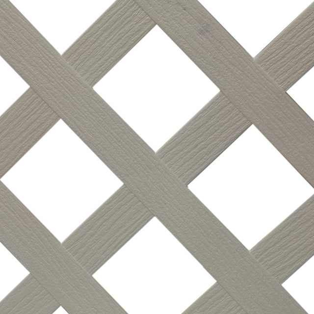 Fantasea White Plastic Lattice Fencing 24" High X 48" Long - 4 Pack