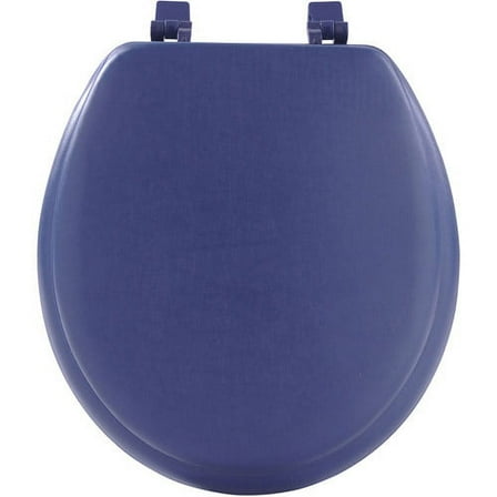 Fantasia 17 Inch Navy Soft Standard Vinyl Toilet Seat