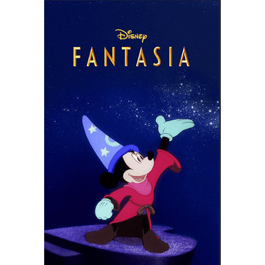 Fantasia (1940) 24x36 Movie Poster Disney Animated Musical Classic Art