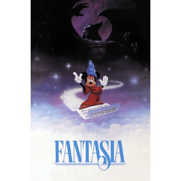 Fantasia (1940) 24x36 Movie Poster Disney Animated Musical Masterpiece Art