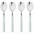 thumbnail image 1 of Mepra S.P.A. 10A644426 4 Piece 6 in. Dia. Fantasia American Coffee Spoon Set - Light Blue, 1 of 1