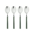 thumbnail image 1 of Mepra S.P.A. 10V644407 4 Piece 5.25 in. Dia Fantasia Coffee Spoon Set - Green, 1 of 1