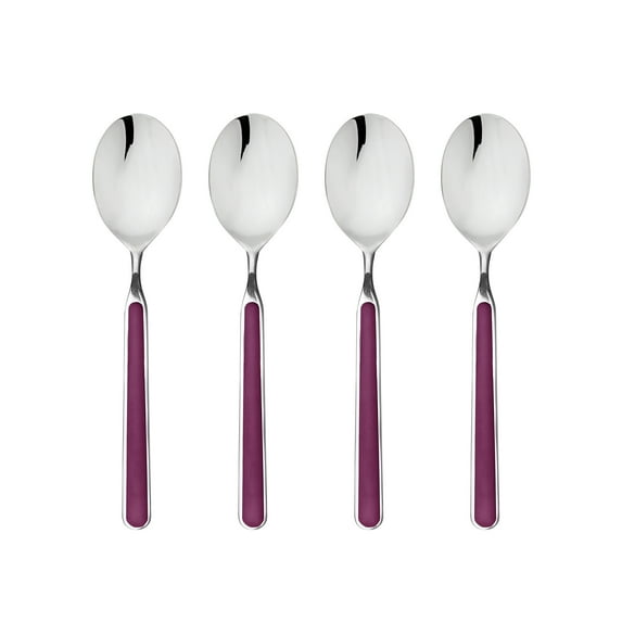 Fantasia Coffee Spoon Set - 4 Pcs. - Light Mauve