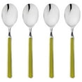 thumbnail image 1 of Mepra S.P.A. 10Q744407 4 Piece 5.25 in. Dia Fantasia Coffee Spoon Set - Olive-green, 1 of 1