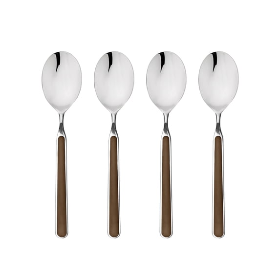 Fantasia Coffee Spoon Set - 4 Pcs. - Tobacco