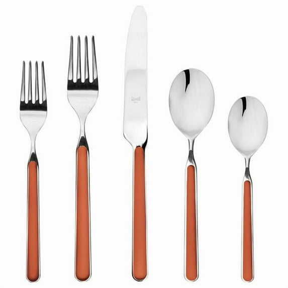 Mepra S.P.A. 10R622020 20 Piece Fantasia Flatware Set - Rust