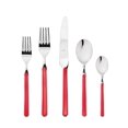 thumbnail image 1 of MEPRA Red Fantasia 5 Piece Place Setting Finish Handles Dishwasher Safe Cutlery, 1 of 7
