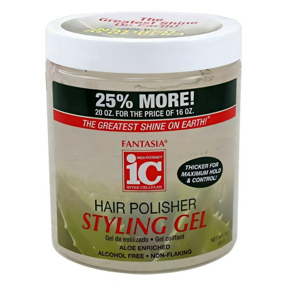 Fantasia Hair Polish Styling Gel with Sparkle Lites Regular by Fantasia Ounce