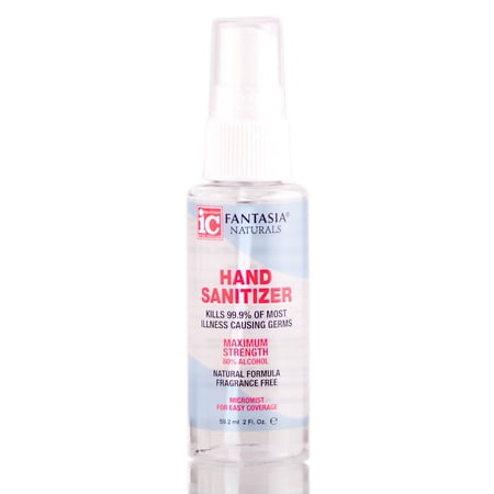 Fantasia IC Hand Sanitizer Spray (Micromist), Maximum Strength, 80% Alcohol - 2 oz