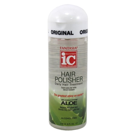 Fantasia Ic Hair Polisher Aloe Daily Treatment 6 Ounce (177ml) (Pack of 2)