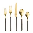 thumbnail image 1 of Mepra S.P.A. 10N622005OI 5 Piece Fantasia Ice Gold Flatware Set - Black, 1 of 2
