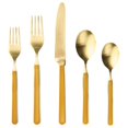 thumbnail image 1 of Mepra S.P.A. 10O722005OI 5 Piece Fantasia Ice Gold Flatware Set - Mustard, 1 of 2