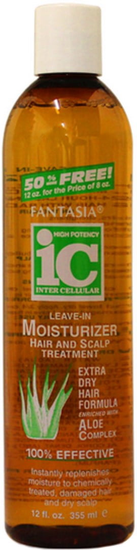 Fantasia Leave-In Moisturizer Hair & Scalp Treatment, 12 oz (Pack of 4)