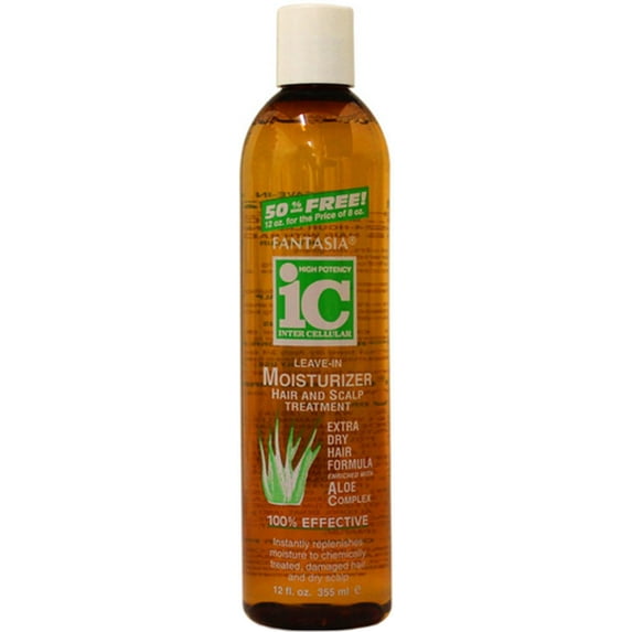 Fantasia Leave-In Moisturizer Hair & Scalp Treatment, 12 oz (Pack of 4)