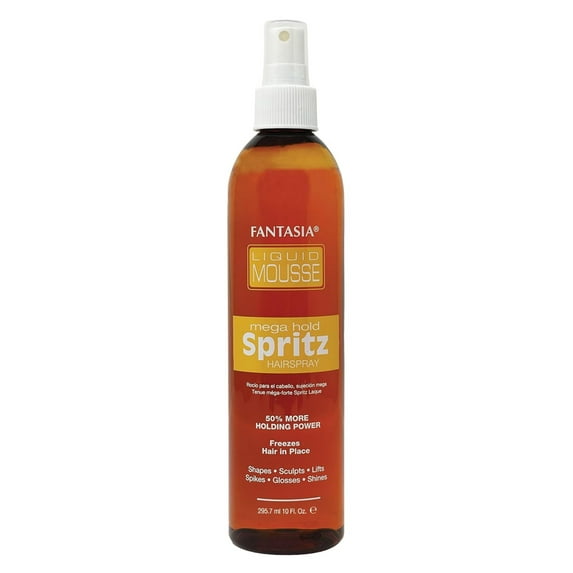 Fantasia Liquid Mousse Spritz Hair Spray Mega Hold 10.0 Fl Oz