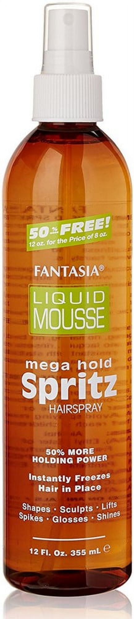 Fantasia Liquid Mousse Spritz Mega Hold Hairspray 12 oz - (Pack of 4 ...