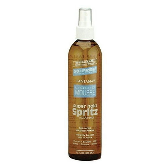 Fantasia Liquid Mousse Spritz Super Hold, 12 Fl Oz