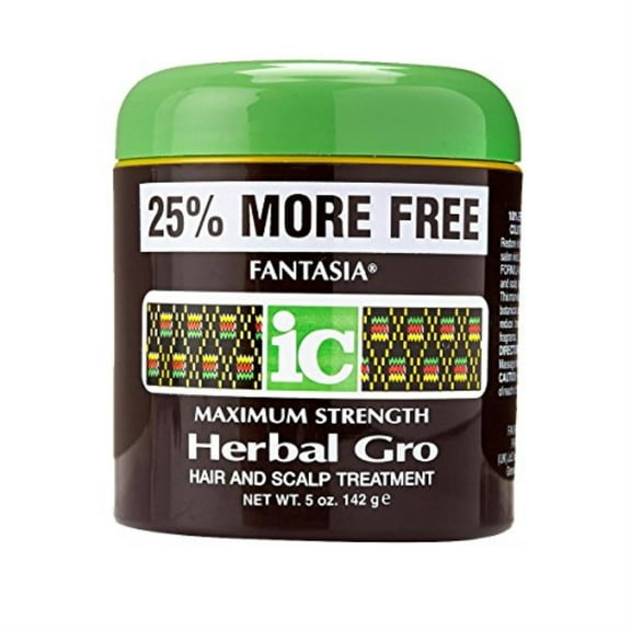 Fantasia Maximum Strength Herbal Gro Hair And Scalp Treatment, 5 Oz