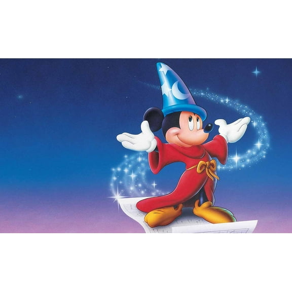 Fantasia Personalized Edible Frosting Image 1/4 sheet Cake Topper