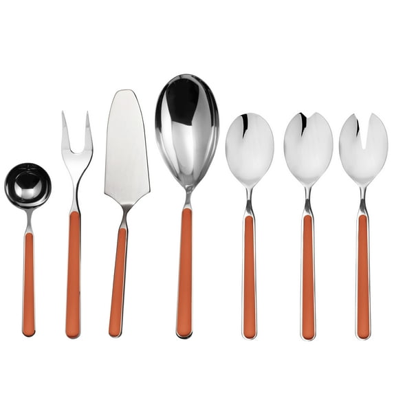 Mepra S.P.A. 10R62207 7 Piece Fantasia Serving Set - Rust