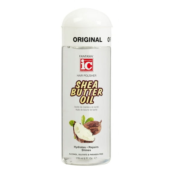 Fantasia ic Shea Butter Oil Hair Polisher, 6 oz., Dry Hair Type, Moisturizing, Unisex