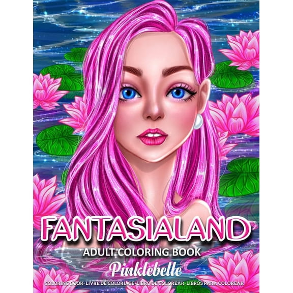 Fantasialand: An Adult Coloring Book Featuring Fantasy Coloring Pages for Adults Relaxation Perfect For Coloring Gift Book Ideas (Paperback)