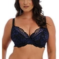 thumbnail image 1 of Fantasie Emmaline Padded Plunge Underwire Bra (102714),32D,Midnight, 1 of 5